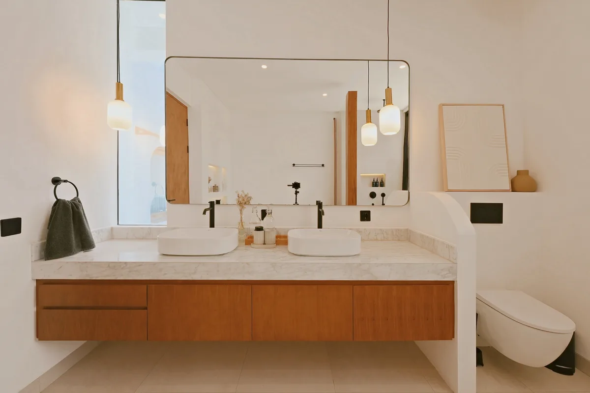 Bathrooms · Double vanity