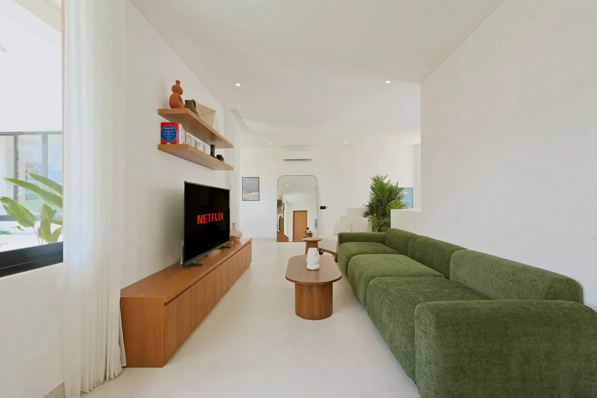Living & kitchen · Upstairs living room